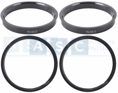 SPIGOT RING 4PC SET 69.6/76MM