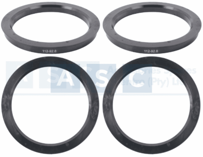 SPIGOT RING 4PC SET 9.28/112mm