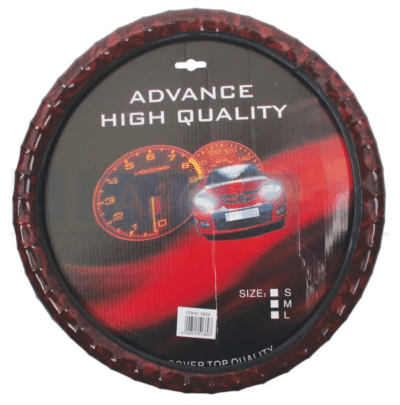 STEERING WHEEL COVER WOOD