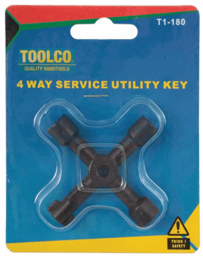 PLUMBER 4 WAY TOOL OPENS SERVICE C