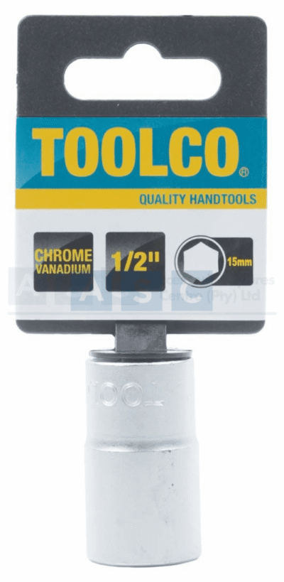SOCKET 15MM.1/2DR.6PT