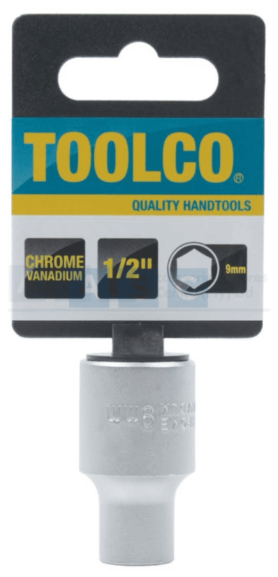 SOCKET 9MM.1/2DR.6PT