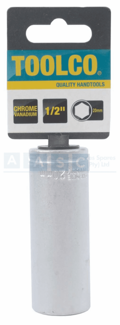 SOCKET TUBE 20MM 1/2DRIVE 76MM LONG