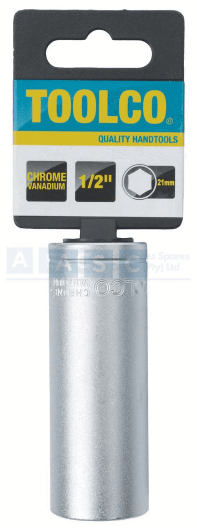 SOCKET TUBE 21MM 1/2DRIVE 76MM LONG