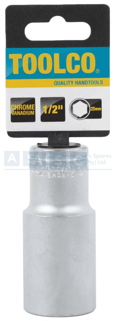 SOCKET TUBE 25MM 1/2DRIVE 76MM LONG