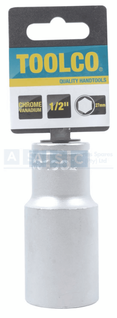 SOCKET TUBE 27MM 1/2DRIVE 76MM LONG