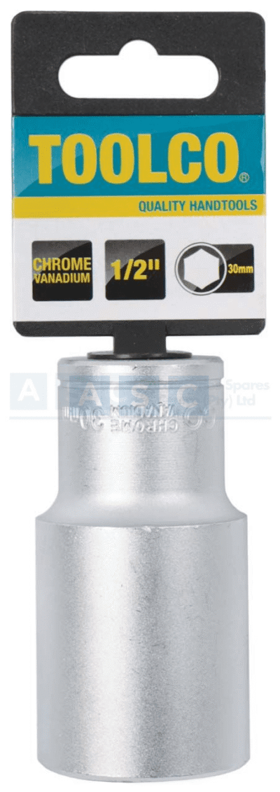 SOCKET TUBE 30MM 1/2DRIVE 76MM LONG