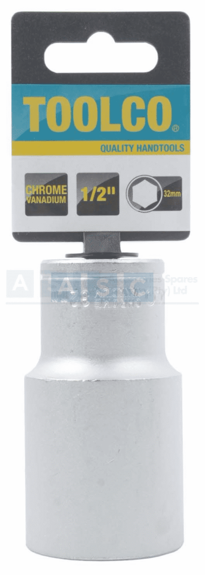 SOCKET TUBE 32MM 1/2DRIVE 76MM LONG