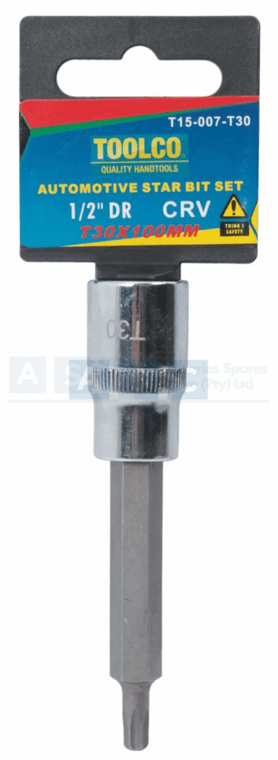 TORX BIT T30 LONG 1/2DR.CR-V