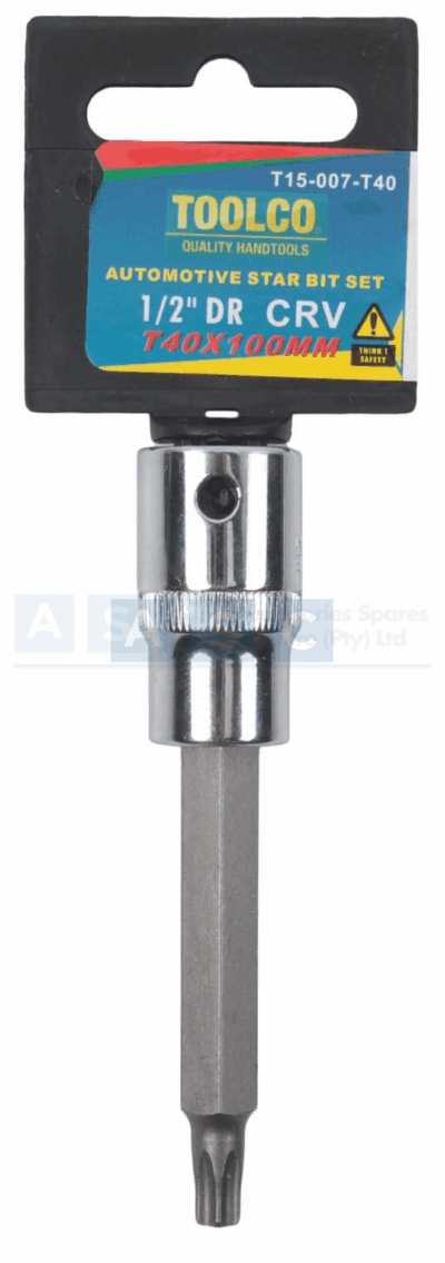 TORX BIT T40 LONG 1/2DR.CR-V