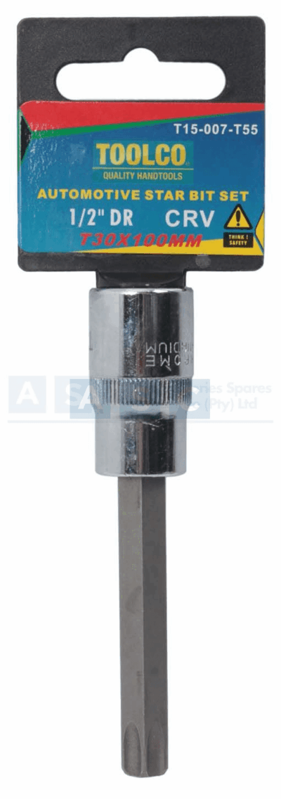 TORX BIT T55 LONG 1/2DR.CV-R