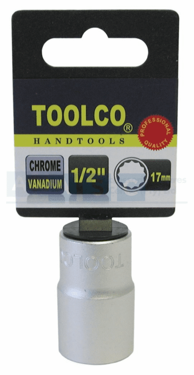 SOCKET 17MM 1/2DR.12PT