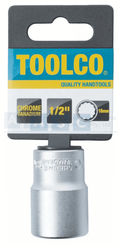 SOCKET 18MM 1/2DR.12PT