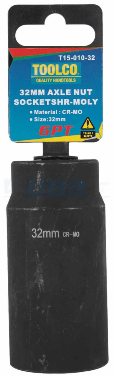 AXLE SOCKET HD 1/2DR.6PT