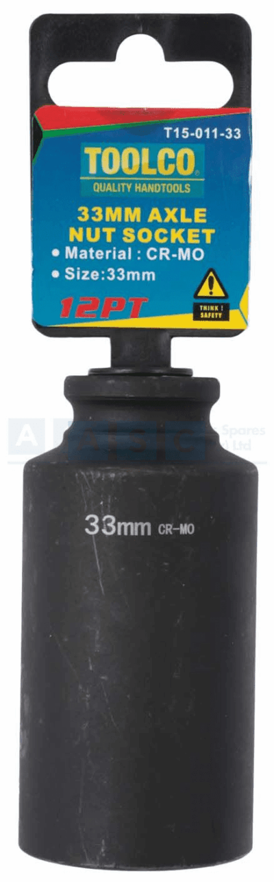 AXLE SOCKET HD 1/2DR 33MM 12PT. DISCONTINUED NOT VIABLE