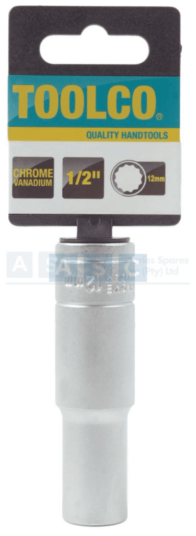 SOCKET TUBE 12MM 1/2DR.76MM 12PT
