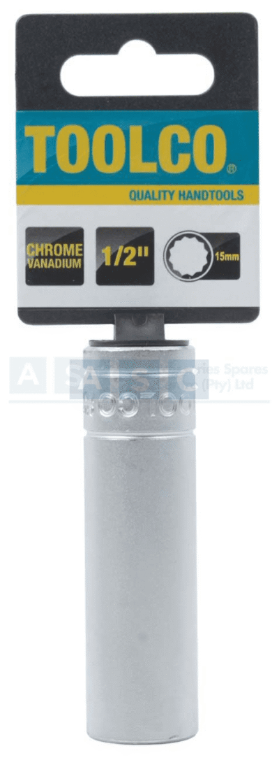 SOCKET TUBE 15MM 1/2DR.76MM 12PT