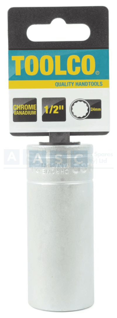 SOCKET TUBE 24MM 1/2DR.76MM 12PT