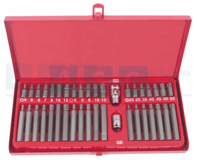 40PCE BIT SET IN METAL CASE