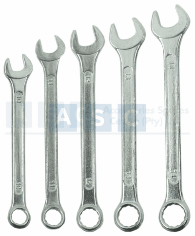 SPANNER SET 5PC CARBON STEEL BLISTER