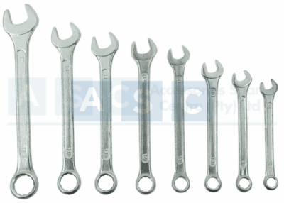 SPANNER SET 8PC CARBON STEEL BLISTER DISCONTINUED