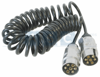 SUZIE COIL CABLE W/PLUGS 4.5M CABLE
