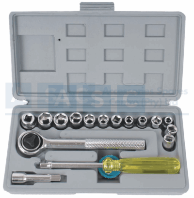 17PCE 1/4 DRIVE SOCKET SET