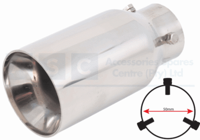 EXHAUST TAIL PIECE ID=50mm OD-75mm L=150MM