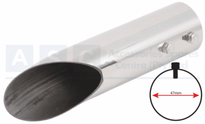 EXHAUST TAIL PIECE ID=        OD=            L=200MM