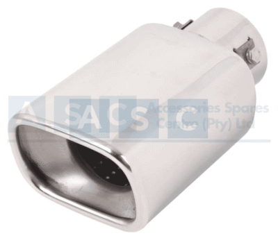 EXHAUST TAIL PIECE ID=63MM  OD=90 X 70MM   OL=165MM DISCONT