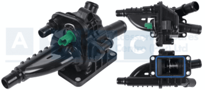 THERMOSTAT HOUSING CITROEN/PEUGEOT CITROEN DS3/4 C2/3/ PEUG.207/8/308/3008