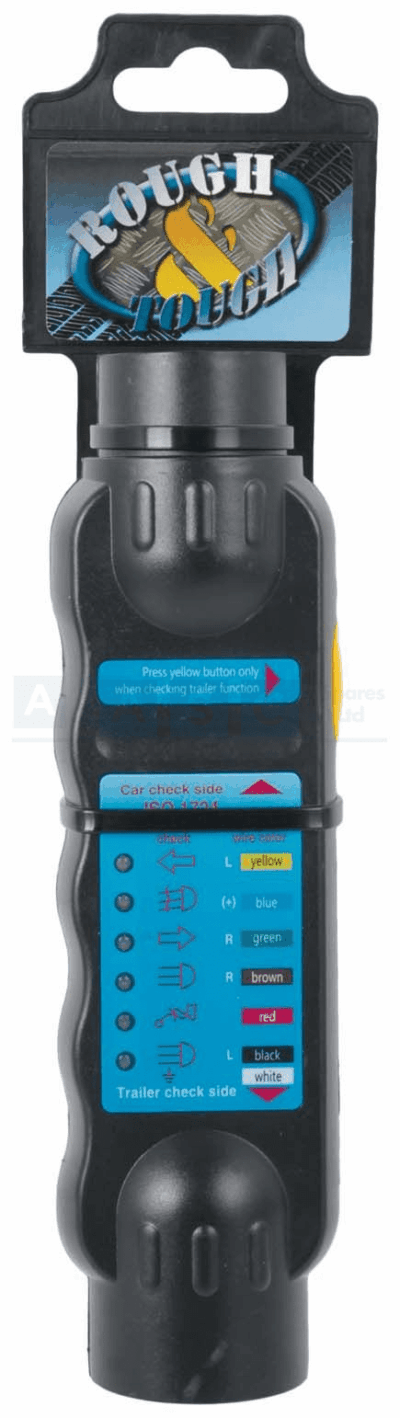 TRAILER CIRCUIT TESTER 12/24V HANGER CARD