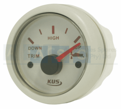 TRIM GAUGE 52MM WHITE