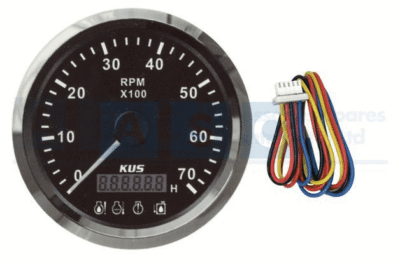 TACHO METER W/4 WARNING LED FUNCTIONS