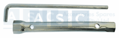 PLUG SPANNER TUBE 16/21MM W/HANDLE