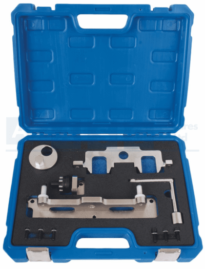 TIMING TOOL KIT MERC. M651 ALIGNING SHAF T /LOOSEN  & INSERT SPOCKET/ROTATE CRAN