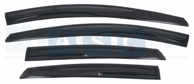 WINDSHIELD SET 4PC FORD FOCUS 2012-18 2.5MM THICKNESS /BLACK