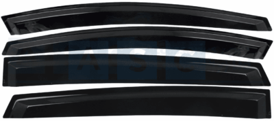 WINDSHIELD SET 4PC FORD FIESTA 09- 1.8MM THICKNESS /BLACK  discontinuing