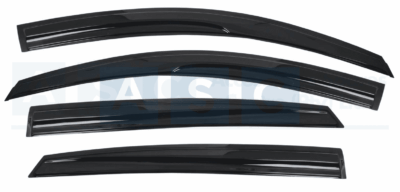 WINDSHIELD SET 4PC HONDA ACCORD 2018- 2.5MM THICKNESS / BLACK