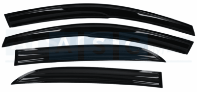 WINDSHIELD SET 4PC KIA PICANTO 2018- 2.5MM THICKNESS /BLACK  DISCONTINUED