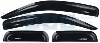 WINDSHIELD SET 4PC HI-LUX CLUB CAR 2012- 2.5MM THICKNESS /BLACK