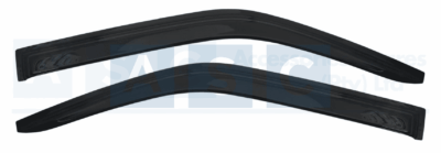 WINDSHIELD SET 2PC KOMBI T6 2.5MM THICKNESS / BLACK