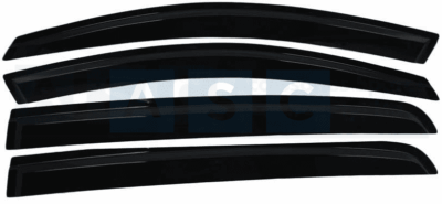 WINDSHIELD SET 4PCS GOLF 6 1.8MM THICKNESS / BLACK