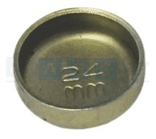 WELSCH PLUG 24MM ZINC PLATE