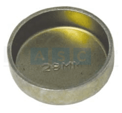 WELSCH PLUG 28MM ZINC PLATE