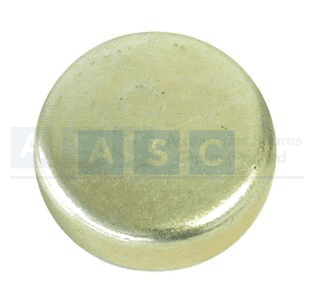 WELSCH PLUG 34MM ZINC PLATE