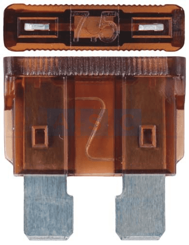 PLUG IN FUSE 7.5 AMP PER 100