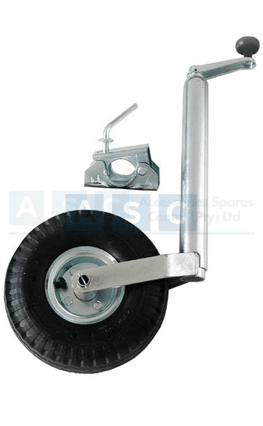 JOCKEY WHEEL 10inch  RUBBER WHEEL 200KG  RUBBER WHEEL 250MM SHAFT LENGTH