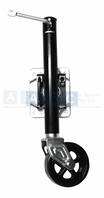 JOCKEY WHEEL 800LB 250KG  PLASTIC WHEEL 150MM SHAFT LENGTH