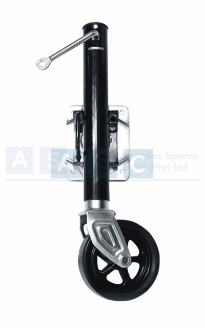 JOCKEY WHEEL 1000LB 275KG PLASTIC WHEEL 200MM SHAFT LENGTH